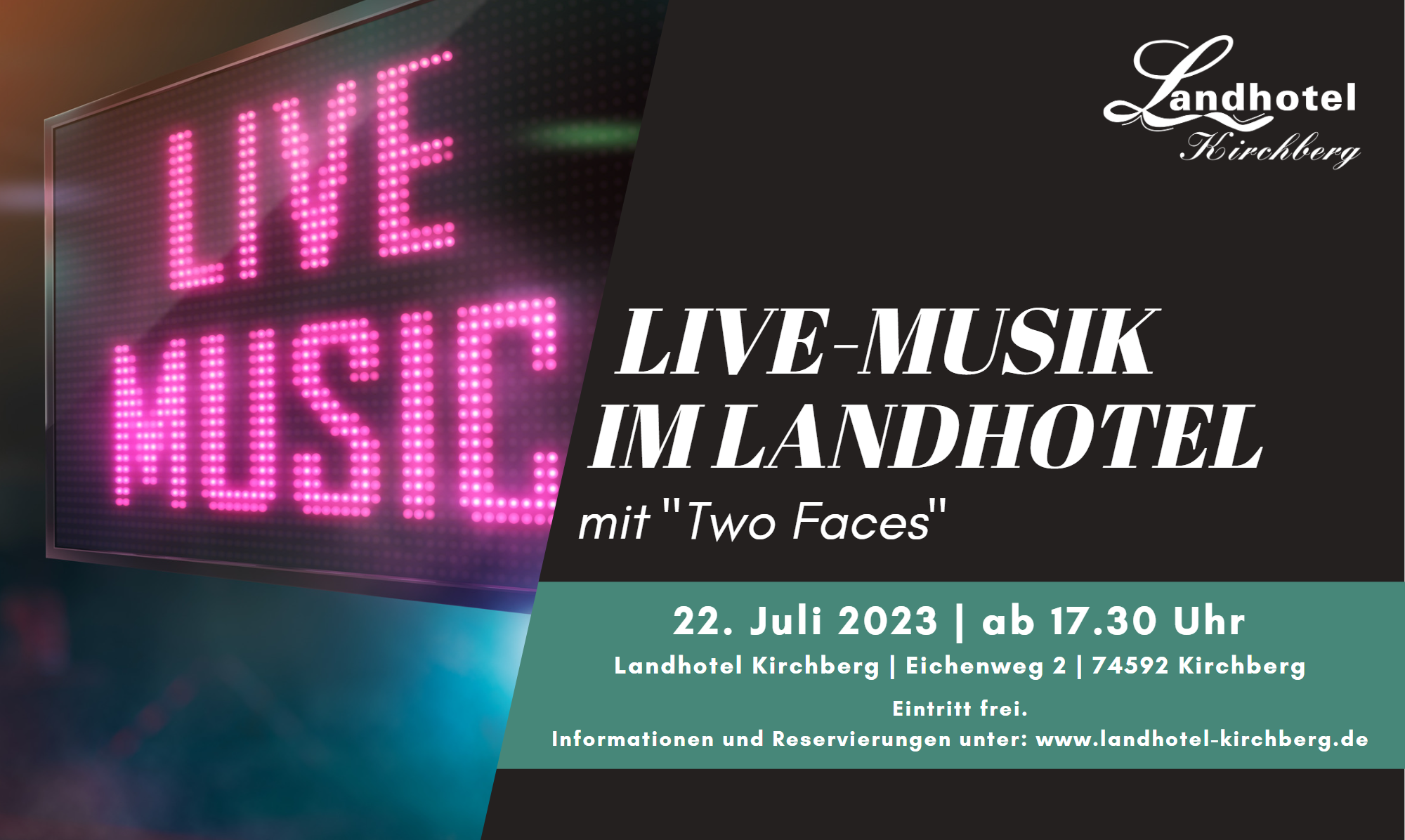 Live Musik am 22. Juli 2023